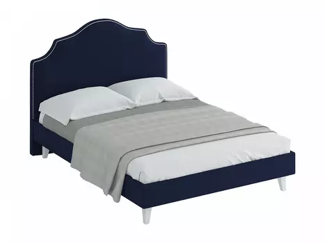 Кровать queen victoria (ogogo) синий 170x130x216 см.