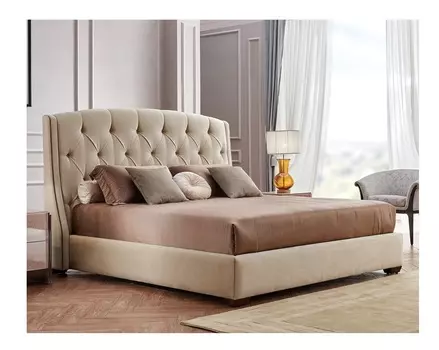 Кровать roma (fratelli barri) бежевый 218x142x226 см.