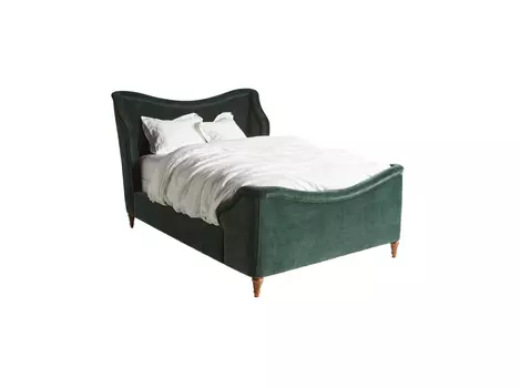 Кровать с изножьем del ray (myfurnish) зеленый 182x140x218 см.
