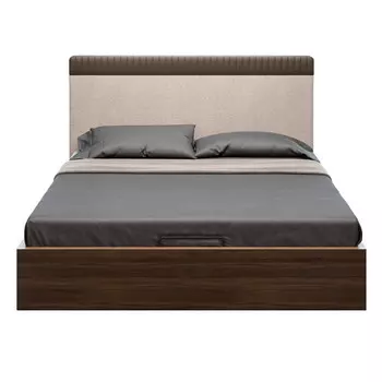 Кровать с подъемным механизмом menorca (mod interiors) коричневый 172x105x213 см.