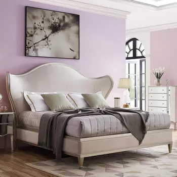 Кровать с решеткой rimini (fratelli barri) бежевый