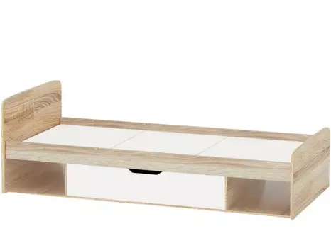 Кровать «стелс» 90 (древпром) бежевый 206x60x55 см.