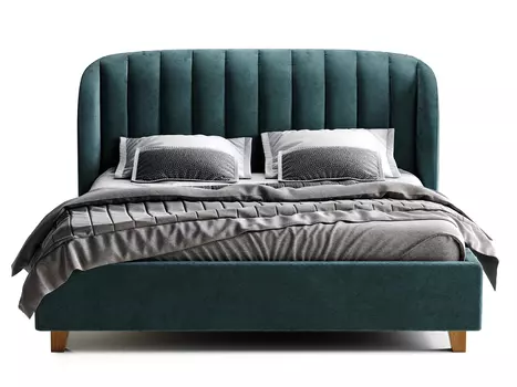 Кровать tulip (the idea) бирюзовый 212x120x230 см.