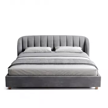 Кровать tulip (the idea) серый 220x100x232 см.