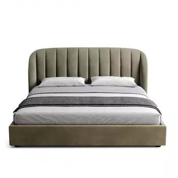 Кровать tulip (the idea) серый 220x120x232 см.