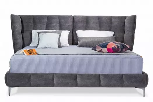 Кровать venture (icon designe) серый 210x110x235 см.