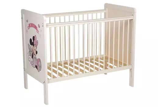 Кроватка детская polini kids (disney baby) белый