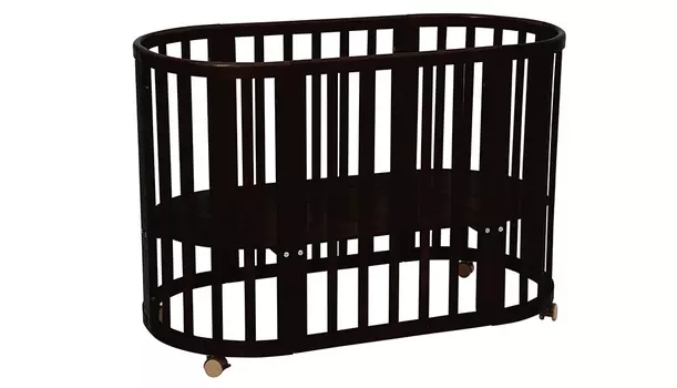 Кроватка детская polini kids simple (polini) черный 65x86x125 см.