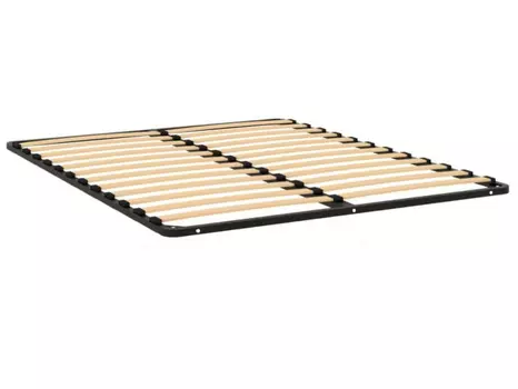 Кроватное основание с кронштейнами без опор (древпром) черный 159x5x198 см.