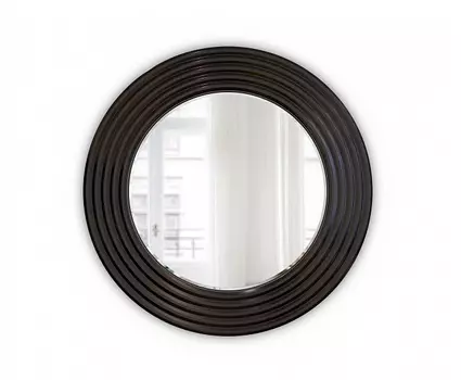 Круглое зеркало paliano (ambicioni) черный 99.0x99.0x3.0 см.