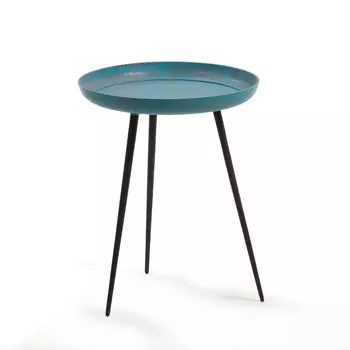 Круглый столик sacke (la forma) синий 51 см.