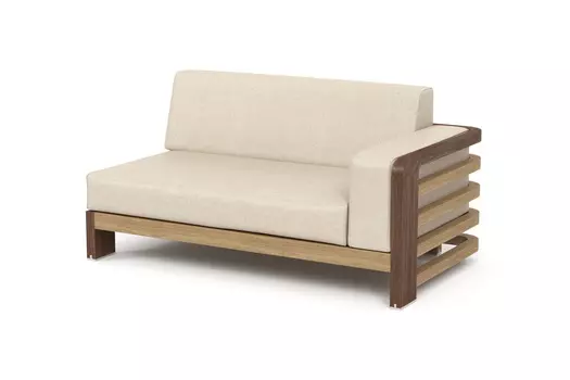 Кушетка правая lagoon (yachtline) бежевый 144x74x83 см.