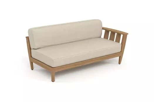 Кушетка правая reef (yachtline) бежевый 180x77x90 см.