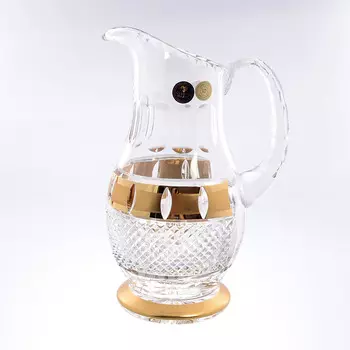 Кувшин crystal heart (crystal heart) золотой