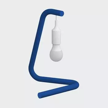 Лампа bauhaus (woodi) синий 20x30x20 см.