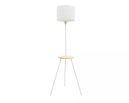 Лампа напольная stevie (to4rooms) белый 152.0 см.