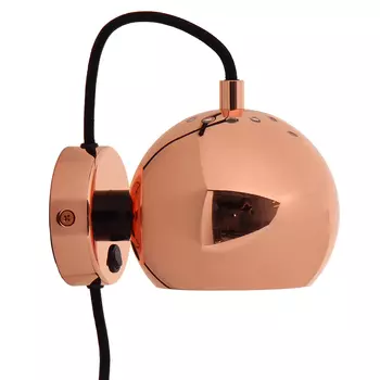 Лампа настенная ball (frandsen) бронзовый 12x10x16 см.