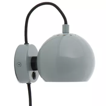 Лампа настенная ball (frandsen) голубой 12x10x16 см.