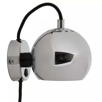 Лампа настенная ball (frandsen) серебристый 12x10x16 см.