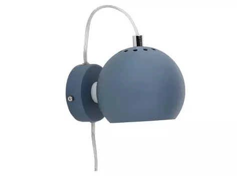 Лампа настенная ball (frandsen) серый 12x10x16 см.
