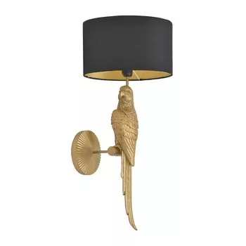 Лампа настенная seashore (to4rooms) золотой 33x70x27 см.