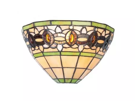 Лампа настенная tiffany (kristy home) бежевый 30x15x17 см.