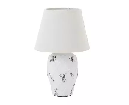 Лампа настольная crown (to4rooms) белый 23x40x23 см.