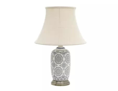 Лампа настольная elias (to4rooms) бежевый 50.0 см.