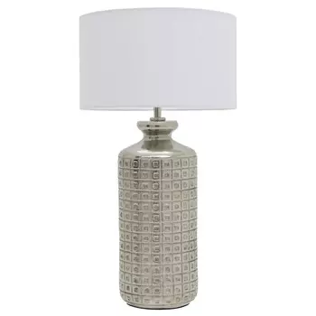 Лампа настольная embox (to4rooms) серебристый 57 см.