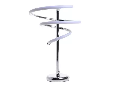 Лампа настольная hulst (to4rooms) серебристый 24x33x24 см.