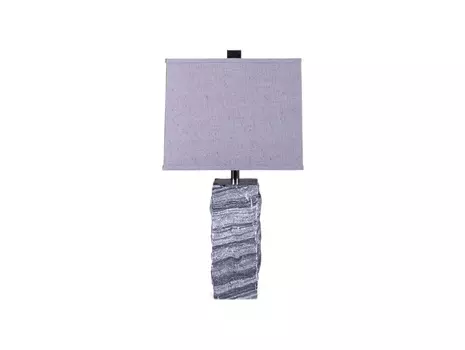 Лампа настольная madera (desondo) серый 35x69x35 см.