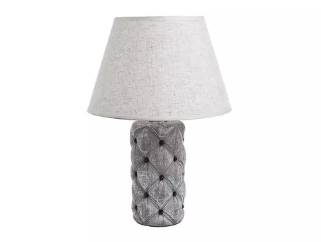 Лампа настольная nathanos (to4rooms) серый 39 см.