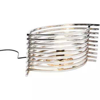 Лампа настольная pipe (kare) серебристый 38x19x16 см.