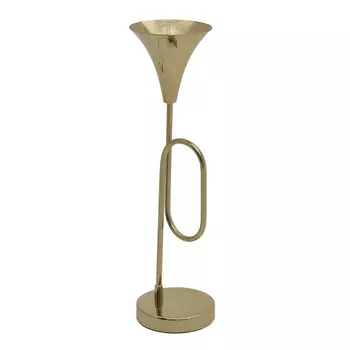 Лампа настольная trumpet jazy (to4rooms) золотой 16x48x18 см.