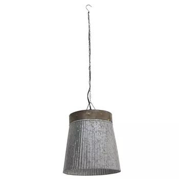 Лампа потолочная barreleye (to4rooms) серый 28 см.