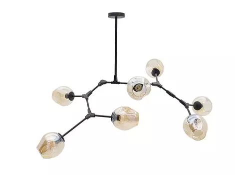 Лампа потолочная radoine (to4rooms) золотой 140.0x65.0x80.0 см.