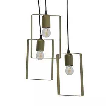 Лампа потолочная (to4rooms) черный 25x72x25 см.