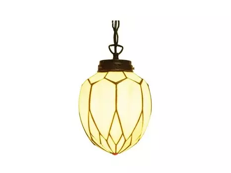 Лампа tiffany (kristy home) желтый 155 см.