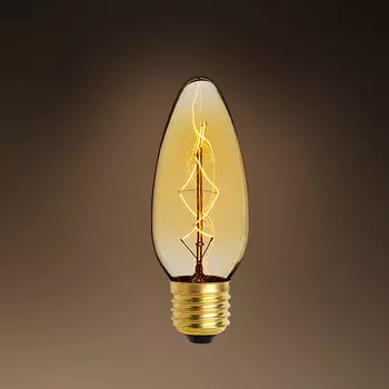 Лампочка (to4rooms) золотой 4x12x4 см.