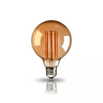 Лампочка (to4rooms) золотой 9x13x9 см.