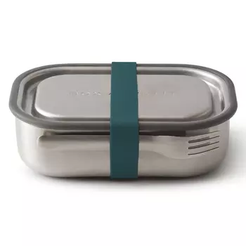 Ланч-бокс (black+blum) серебристый 14x6x20 см.