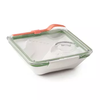 Ланч-бокс box appetit (black+blum) зеленый 19x6x20 см.