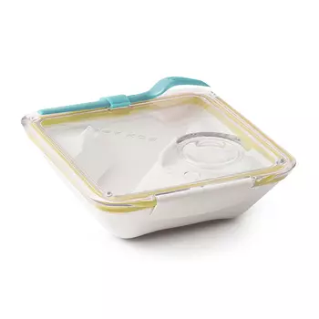 Ланч-бокс box appetit (black+blum) желтый 19x6x20 см.