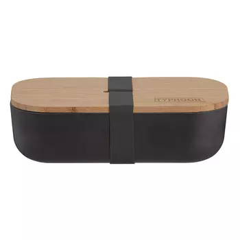 Ланч-бокс colour (typhoon) черный 22x6x11 см.