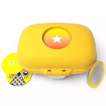 Ланч-бокс mb gram (monbento) желтый 15x7x11 см.