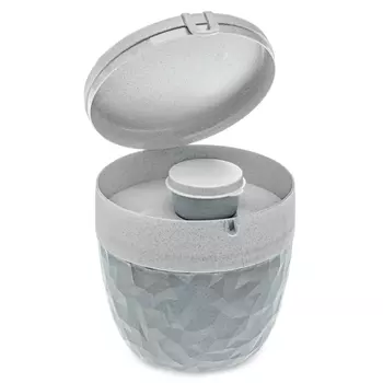 Ланч-бокс сlub bento organic (koziol) серый 13x14x10 см.