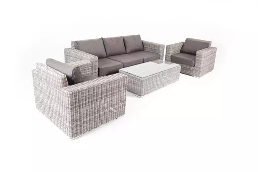 Лаунж-зона боно (outdoor) серый 130x40x60 см.