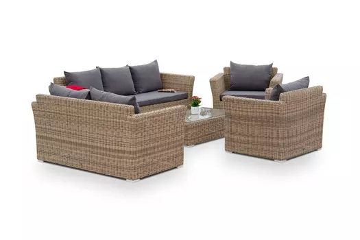 Лаунж зона капучино дабл (outdoor) коричневый