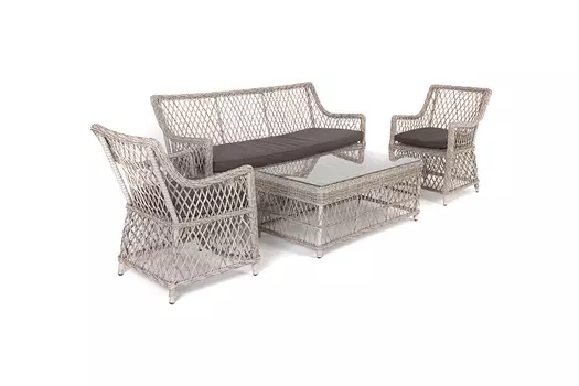 Лаунж-зона латте (outdoor) бежевый 110x46x57 см.