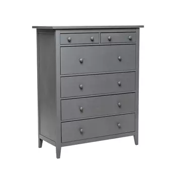 Leset комод мира-6 (комод 06) (leset) серый 108x131x50 см.